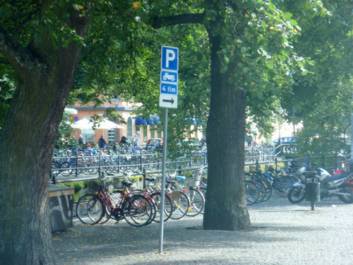 Uppsala: Bicycles, Cyclists and Bike Parking.